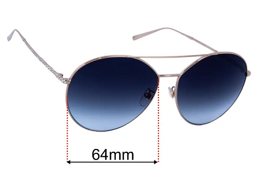 Sunglass Fix Replacement Lenses for Givenchy GV 7170/G/S - 64mm Wide Sunglass Fix Replacement Lenses for Givenchy GV 7170/G/S - 64mm Wide
