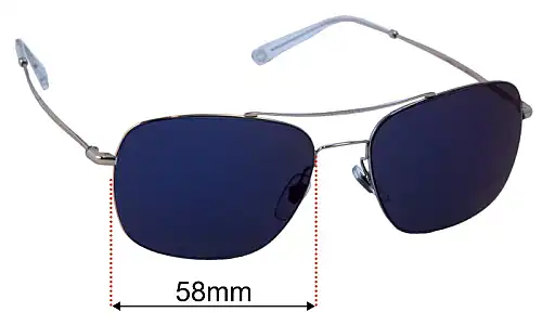 Sunglass Fix Replacement Lenses for Gucci GG0503S - 58mm Wide Gucci GG0503S Replacement Lenses 58mm wide
