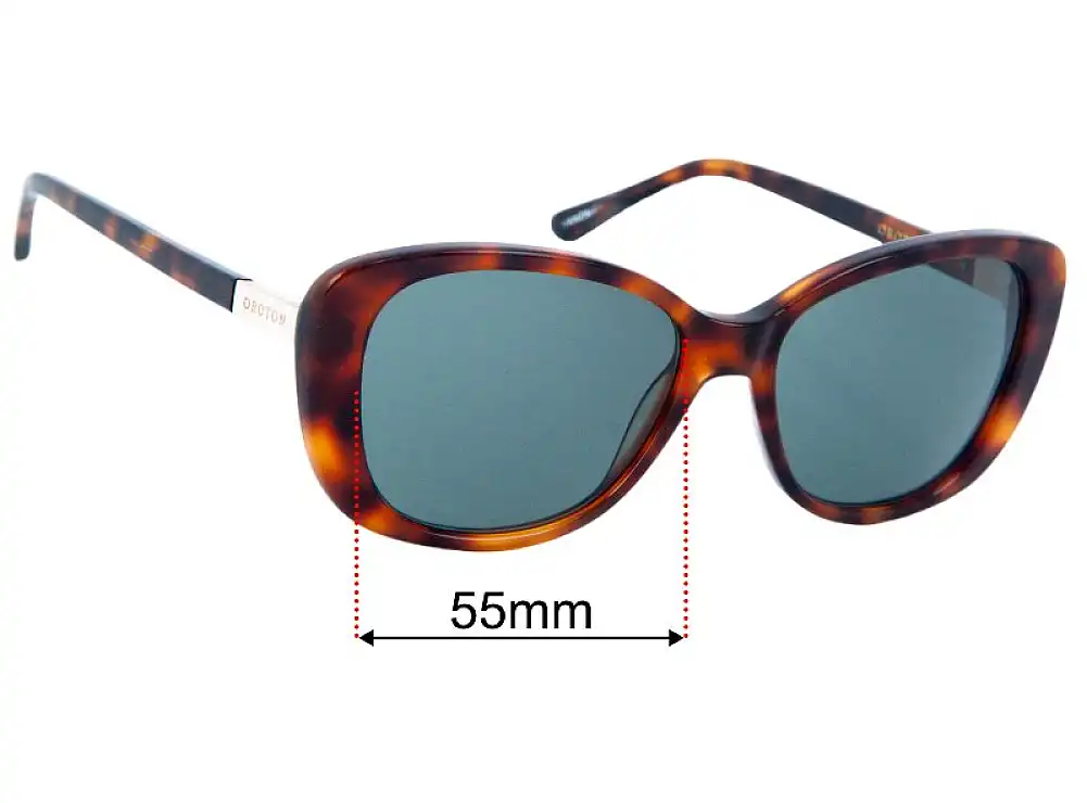 Sunglass Fix Replacement Lenses for Oroton Derby - 55mm Wide Sunglass Fix Replacement Lenses for Oroton Derby - 55mm Wide