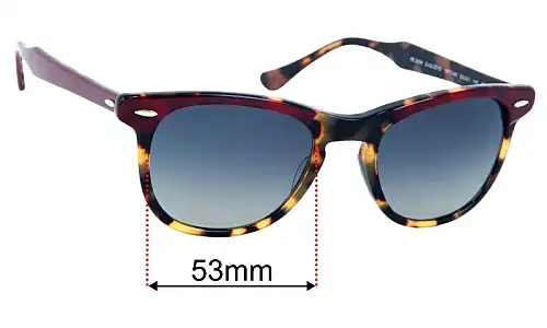 Sunglass Fix Replacement Lenses for Ray-Ban RB2398 Eagleeye - 53mm Wide Ray-Ban RB2398 Eagleeye Replacement Lenses 53mm wide