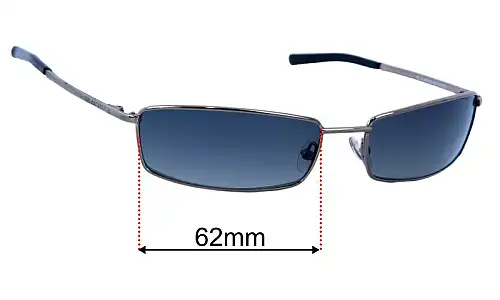 Sunglass Fix Replacement Lenses for Burberry B 8973/S 62mm Burberry B 8973/S Replacement Lenses 62mm wide