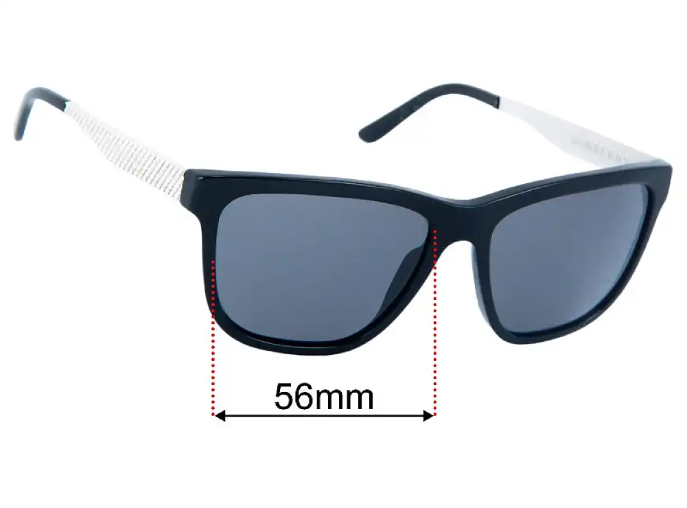 Sunglass Fix Replacement Lenses for Burberry BE 4163 - 56mm Wide Sunglass Fix Replacement Lenses for Burberry BE 4163 - 56mm Wide