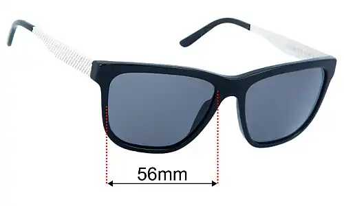Sunglass Fix Replacement Lenses for Burberry BE 4163 - 56mm Wide Burberry BE 4163 Replacement Lenses 56mm wide