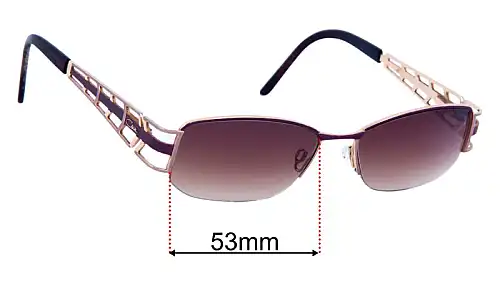 Sunglass Fix Replacement Lenses for Cazal Mod 1037 - 53mm Wide Cazal Mod 1037 Replacement Lenses 53mm wide