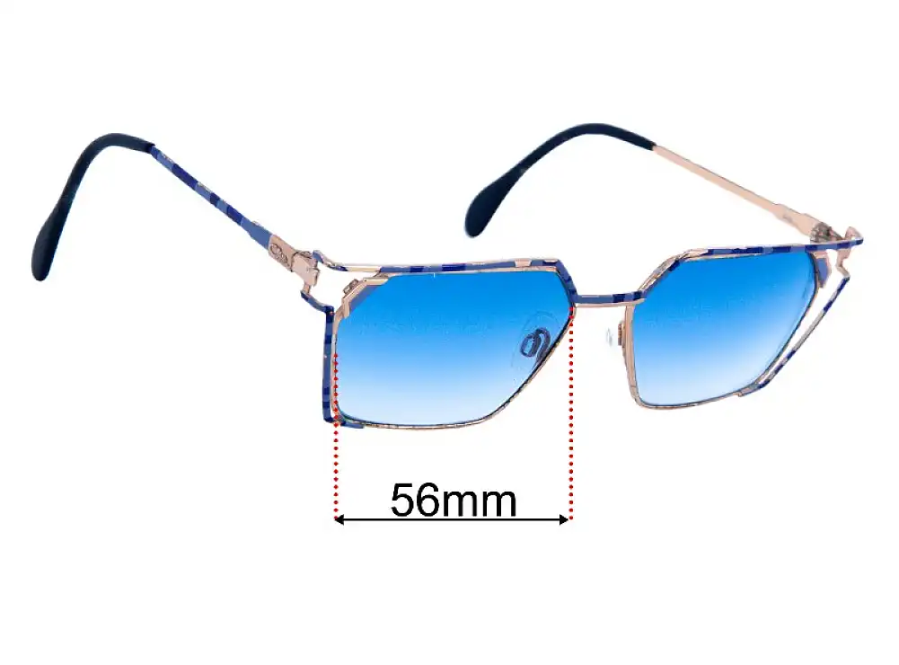 Sunglass Fix Replacement Lenses for Cazal Mod 250 - 56mm Wide Sunglass Fix Replacement Lenses for Cazal Mod 250 - 56mm Wide