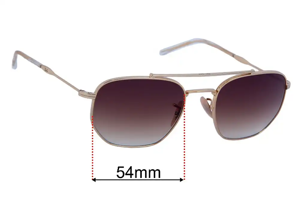 Sunglass Fix Replacement Lenses for Ray-Ban RB3707 - 54mm Wide Sunglass Fix Replacement Lenses for Ray-Ban RB3707 - 54mm Wide