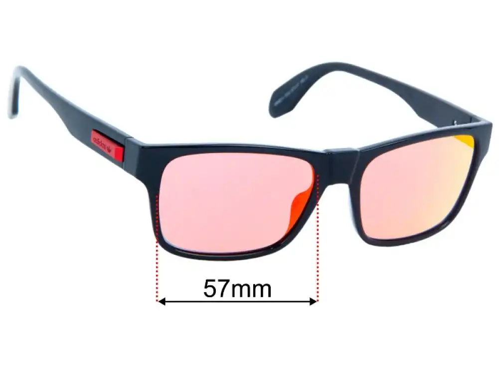 Sunglass Fix Replacement Lenses for Adidas OR0011 - 57mm Wide Sunglass Fix Replacement Lenses for Adidas OR0011 - 57mm Wide