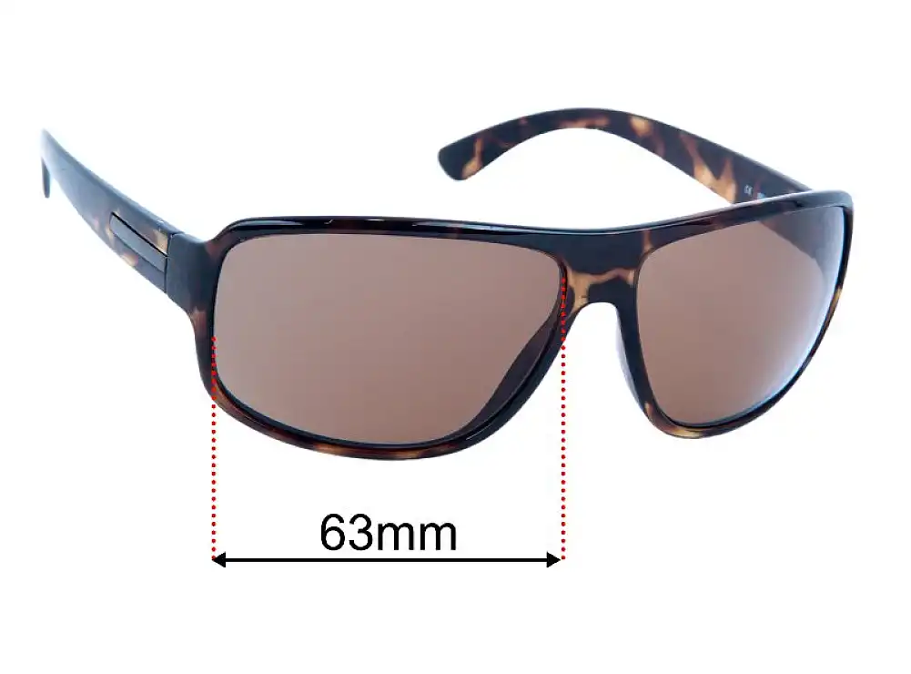 Sunglass Fix Replacement Lenses for American Sunshine Eyewear 85121PL - 63mm Wide Sunglass Fix Replacement Lenses for American Sunshine Eyewear 85121PL - 63mm Wide