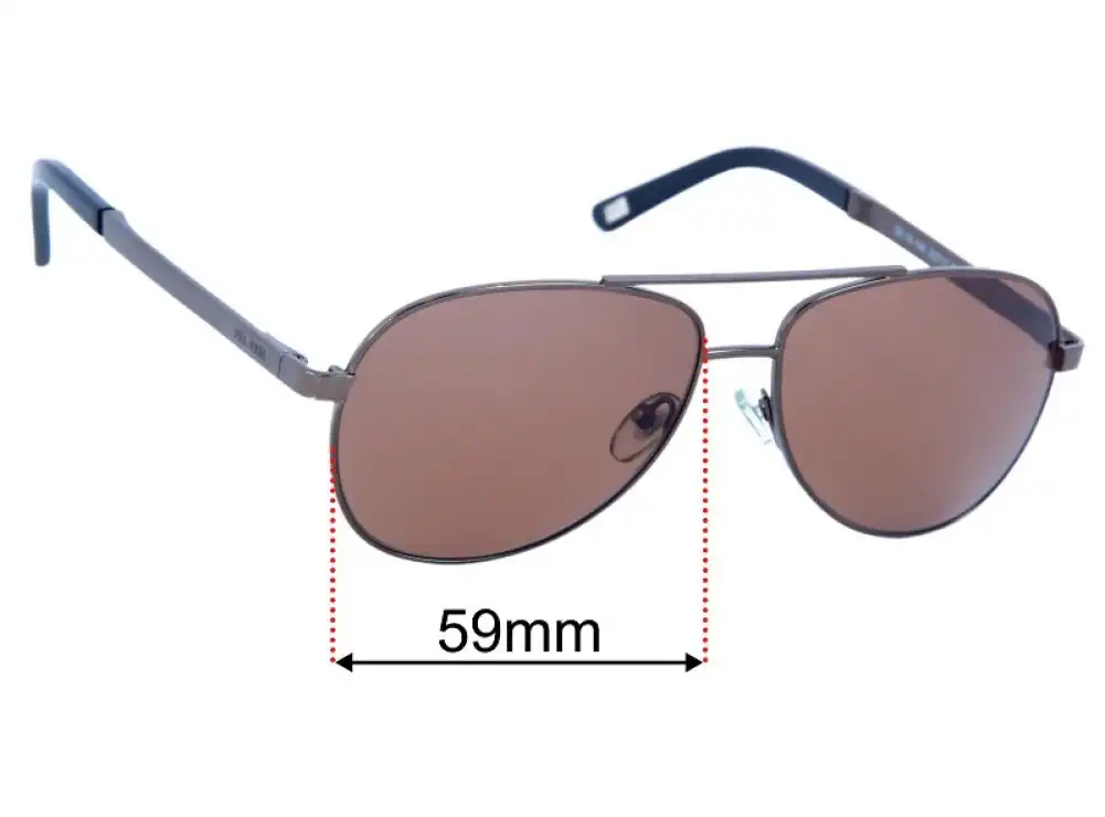 Sunglass Fix Replacement Lenses for Bill Bass Otto 58mm Sunglass Fix Replacement Lenses for Bill Bass Otto 58mm