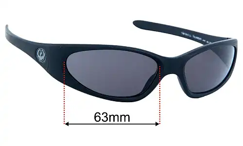 Sunglass Fix Replacement Lenses for Dragon The Box - 63mm Wide Dragon The Box Replacement Lenses 63mm wide