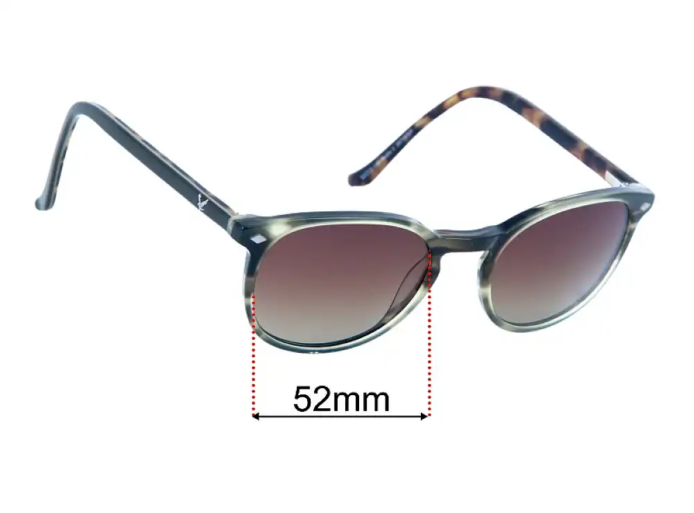 Sunglass Fix Replacement Lenses for Lyle & Scott Busby 1 52mm Sunglass Fix Replacement Lenses for Lyle & Scott Busby 1 52mm