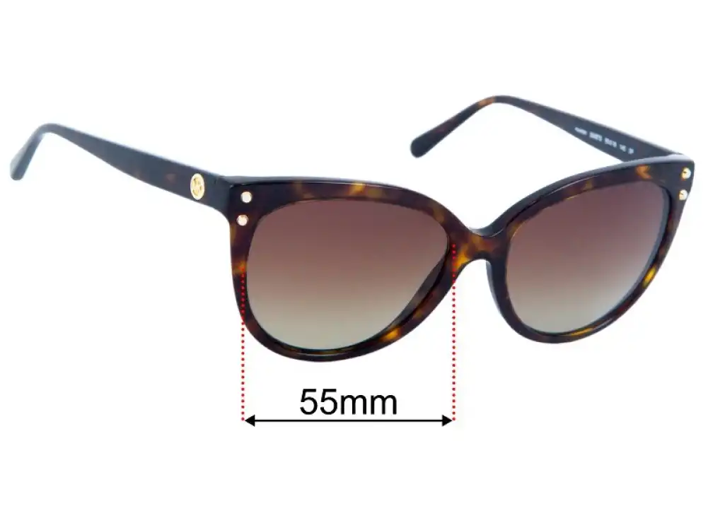 Sunglass Fix Replacement Lenses for Michael Kors MK2045 Jan - 55mm Wide Sunglass Fix Replacement Lenses for Michael Kors MK2045 Jan - 55mm Wide