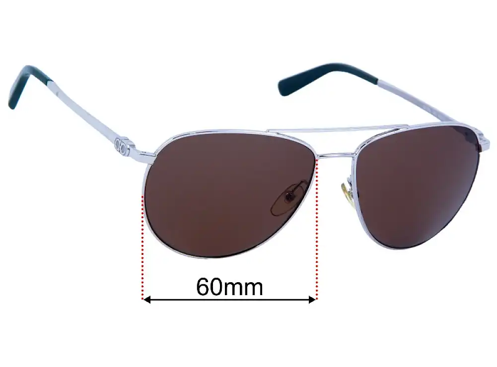 Sunglass Fix Replacement Lenses for Salvatore Ferragamo SF157S - 60mm Wide Sunglass Fix Replacement Lenses for Salvatore Ferragamo SF157S - 60mm Wide