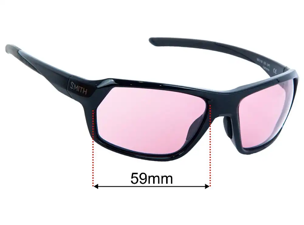 Sunglass Fix Replacement Lenses for Smith Rebound - 59mm Wide Sunglass Fix Replacement Lenses for Smith Rebound - 59mm Wide