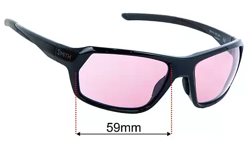 Sunglass Fix Replacement Lenses for Smith Rebound - 59mm Wide Smith Rebound Replacement Lenses 59mm wide
