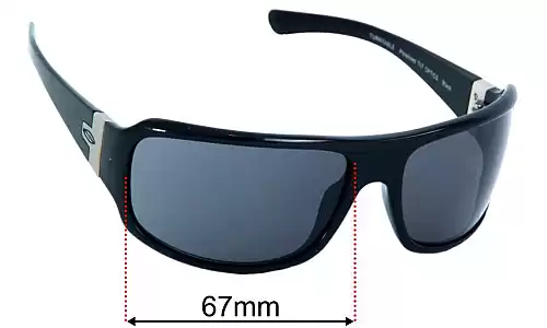 Sunglass Fix Replacement Lenses for Smith Turntable - 67mm Wide Smith Turntable Replacement Lenses 67mm wide