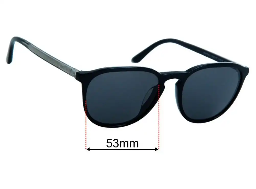 Sunglass Fix Replacement Lenses for Giorgio Armani AR 8104-F - 53mm Wide Sunglass Fix Replacement Lenses for Giorgio Armani AR 8104-F - 53mm Wide