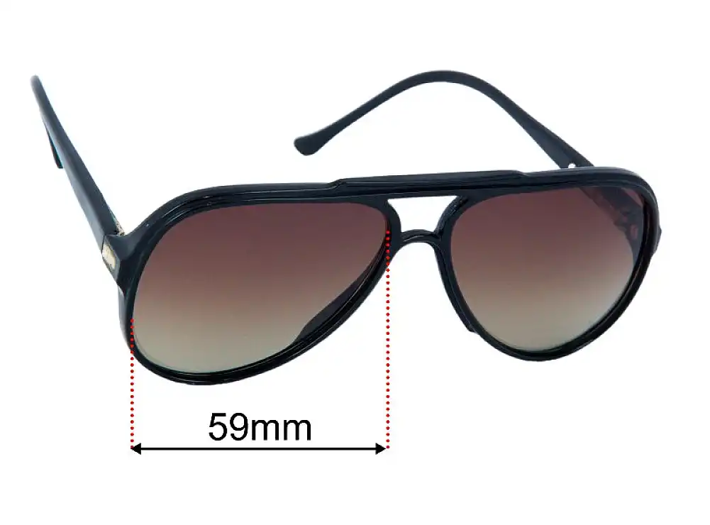 Sunglass Fix Replacement Lenses for Bolle IREX TRG - 59mm Wide Sunglass Fix Replacement Lenses for Bolle IREX TRG - 59mm Wide