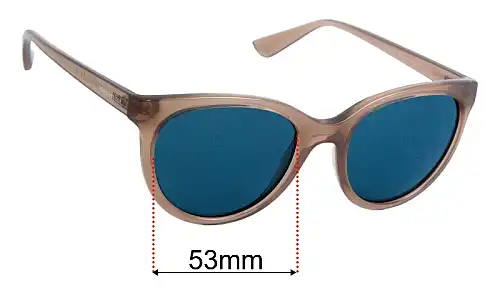 Sunglass Fix Replacement Lenses for Sunglass Hut HU 2011 - 53mm Wide Sunglass Hut HU 2011 Replacement Lenses 53mm wide