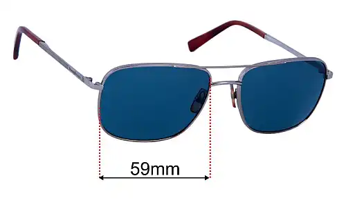 Sunglass Fix Replacement Lenses for Ermenegildo Zegna EZ 0079 - 59mm Wide Ermenegildo Zegna EZ 0079 Replacement Lenses 59mm wide
