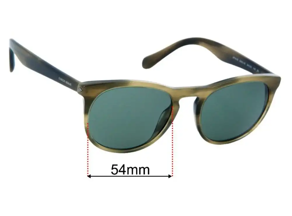 Sunglass Fix Replacement Lenses for Giorgio Armani AR 8149 - 54mm Wide Sunglass Fix Replacement Lenses for Giorgio Armani AR 8149 - 54mm Wide