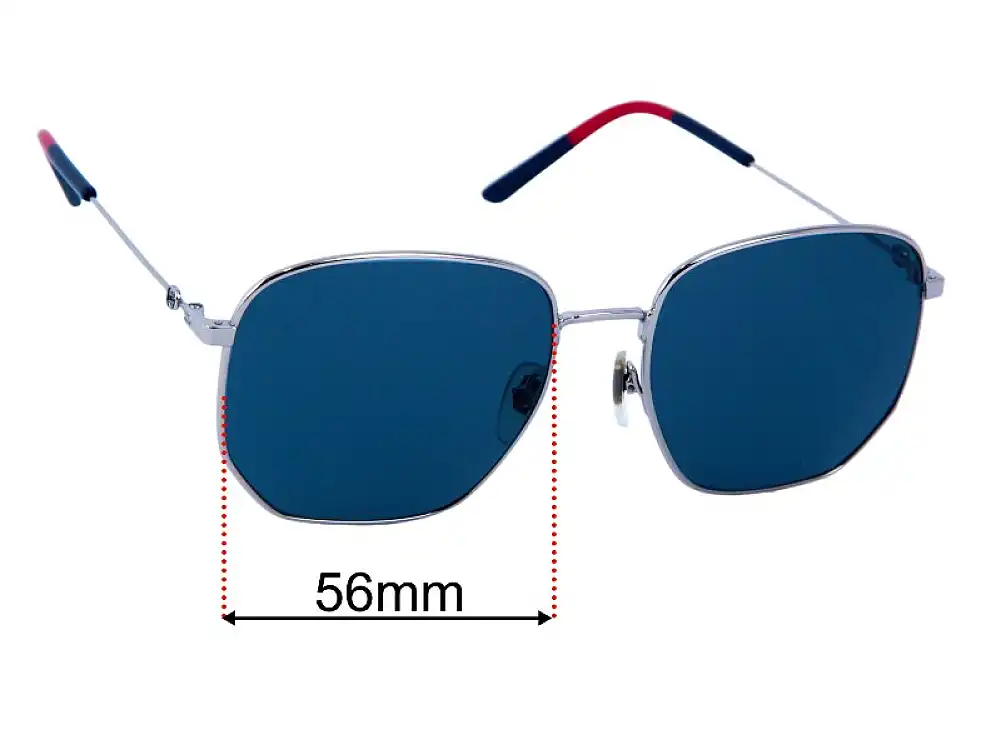 Sunglass Fix Replacement Lenses for Gucci GG0396O - 56mm Wide Sunglass Fix Replacement Lenses for Gucci GG0396O - 56mm Wide
