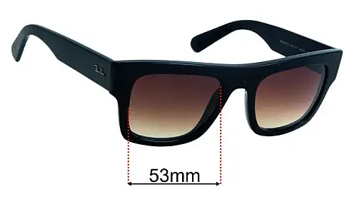 Sunglass Fix Replacement Lenses for Ray-Ban RB2217-M Scuderia Ferrari Collection - 53mm Wide Ray-Ban RB2217-M Scuderia Ferrari Collection Replacement Lenses 53mm wide