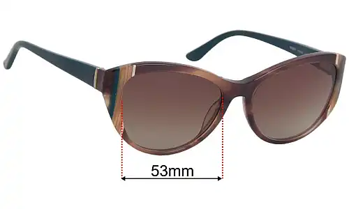 Sunglass Fix Replacement Lenses for Salvatore Ferragamo SF2683 - 53mm Wide Salvatore Ferragamo SF2683 Replacement Lenses 53mm wide