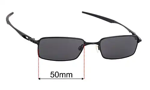 Sunglass Fix Replacement Lenses for Oakley Mono Shock OX3098 - 50mm Wide Oakley Mono Shock OX3098 Replacement Lenses 50mm wide