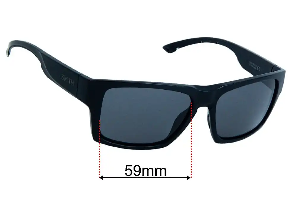 Sunglass Fix Replacement Lenses for Smith Outlier XL 2 - 59mm Wide Sunglass Fix Replacement Lenses for Smith Outlier XL 2 - 59mm Wide