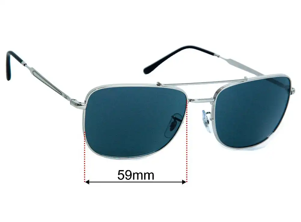 Sunglass Fix Replacement Lenses for Ray-Ban RB3755 - 59mm Wide Sunglass Fix Replacement Lenses for Ray-Ban RB3755 - 59mm Wide