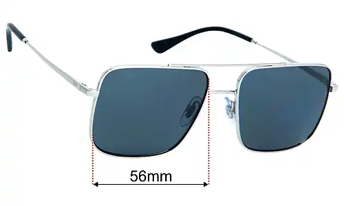 Sunglass Fix Replacement Lenses for Ray-Ban RB3758 Ari - 54mm Wide Ray-Ban RB3758 Ari Replacement Lenses 54mm wide