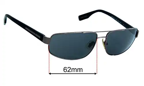Sunglass Fix Replacement Lenses for Hugo Boss 0320/S - 62mm Wide Hugo Boss 0320/S Replacement Lenses 62mm wide