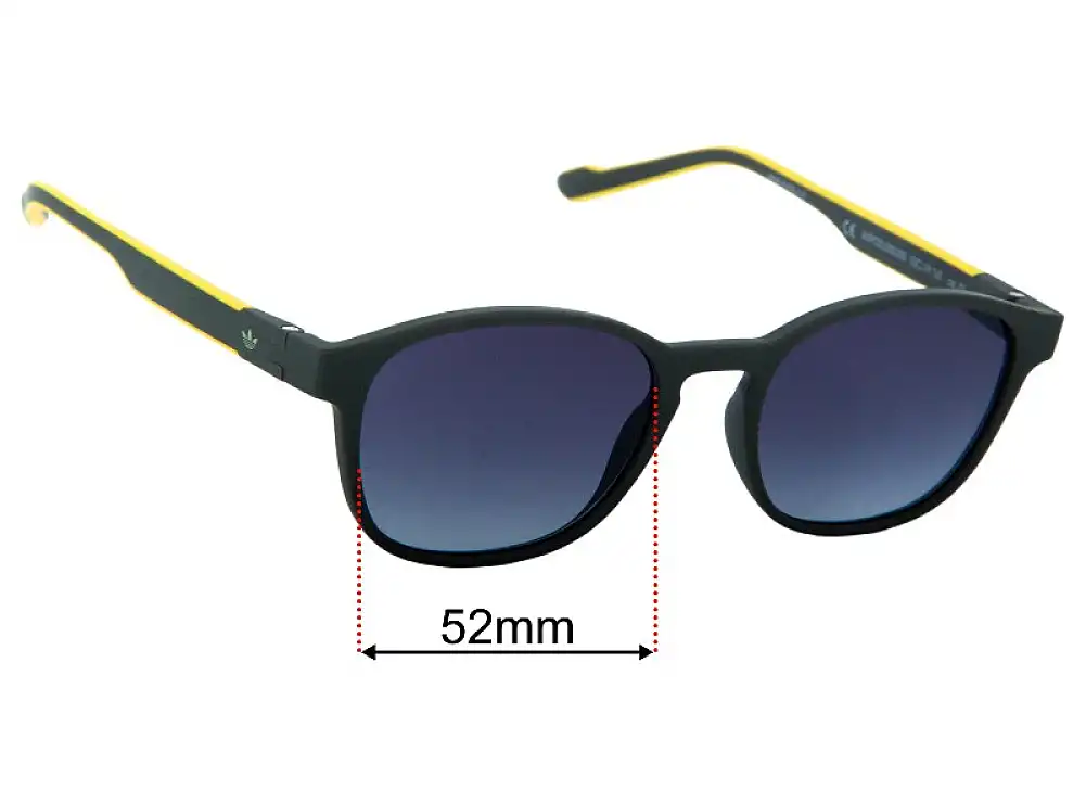 Sunglass Fix Replacement Lenses for Adidas AOR030 - 52mm Wide Sunglass Fix Replacement Lenses for Adidas AOR030 - 52mm Wide