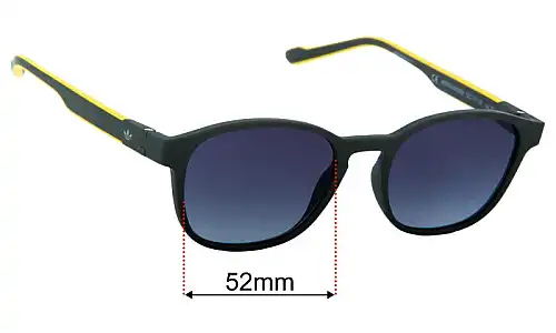 Sunglass Fix Replacement Lenses for Adidas AOR030 - 52mm Wide Sunglass Fix Replacement Lenses Adidas AOR030 - 52mm Wide