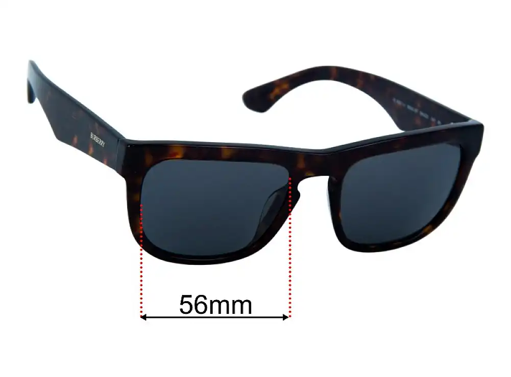 Sunglass Fix Replacement Lenses for Burberry B 4431-U - 56mm Wide Sunglass Fix Replacement Lenses for Burberry B 4431-U - 56mm Wide