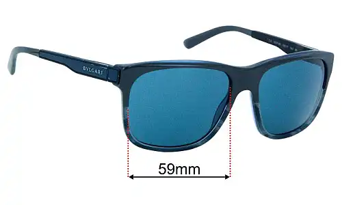 Sunglass Fix Replacement Lenses for Bvlgari 7024 - 59mm Wide Bvlgari 7024 Replacement Lenses 59mm wide