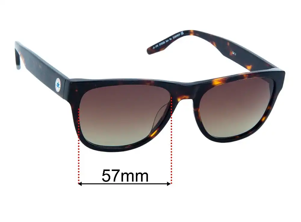 Sunglass Fix Replacement Lenses for Converse CV525S Sun Rx - 57mm Wide Sunglass Fix Replacement Lenses for Converse CV525S Sun Rx - 57mm Wide