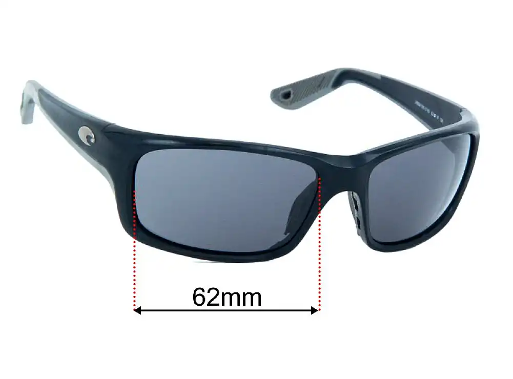 Sunglass Fix Replacement Lenses for Costa Del Mar Jose PRO - 62mm Wide Sunglass Fix Replacement Lenses for Costa Del Mar Jose PRO - 62mm Wide