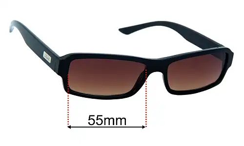 Sunglass Fix Replacement Lenses for Lexxola Cindy - 55mm Wide Lexxola Cindy Replacement Lenses 55mm wide