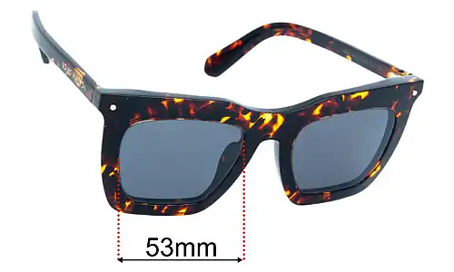 Sunglass Fix Replacement Lenses for Louis Vuitton Z1523W - 53mm Wide Louis Vuitton Z1218E Replacement Lenses 53mm wide