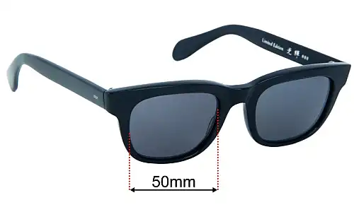 Sunglass Fix Replacement Lenses for Masunaga 000 - 50mm Wide Masunaga 000 Replacement Lenses 50mm wide