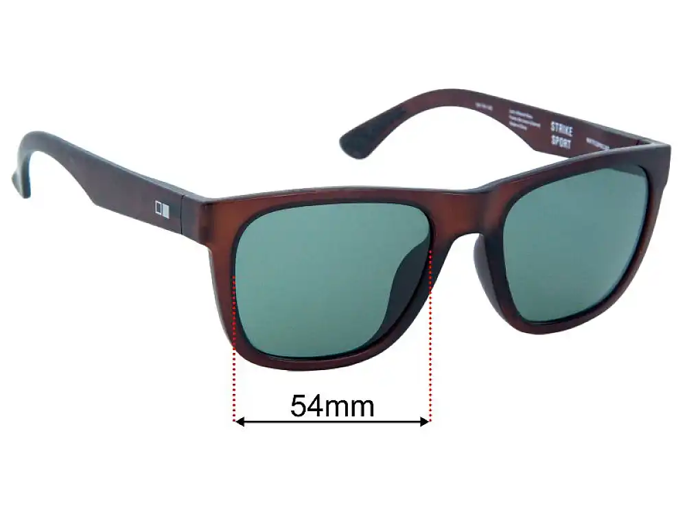 Sunglass Fix Replacement Lenses for Otis Strike Sport - 54mm Wide Sunglass Fix Replacement Lenses for Otis Strike Sport - 54mm Wide
