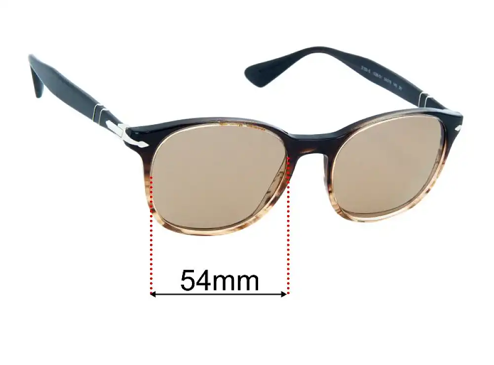 Sunglass Fix Replacement Lenses for Persol 3150-S - 54mm Wide Sunglass Fix Replacement Lenses for Persol 3150-S - 54mm Wide