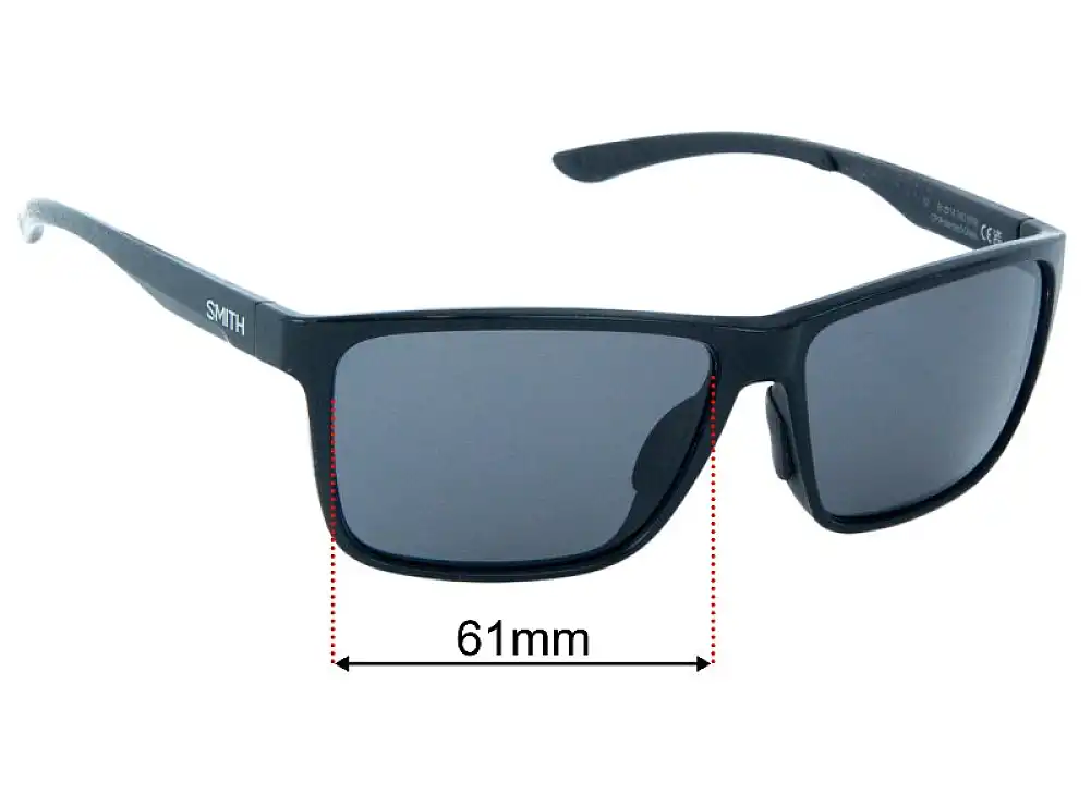 Sunglass Fix Replacement Lenses for Smith Riptide - 61mm Wide Sunglass Fix Replacement Lenses for Smith Riptide - 61mm Wide