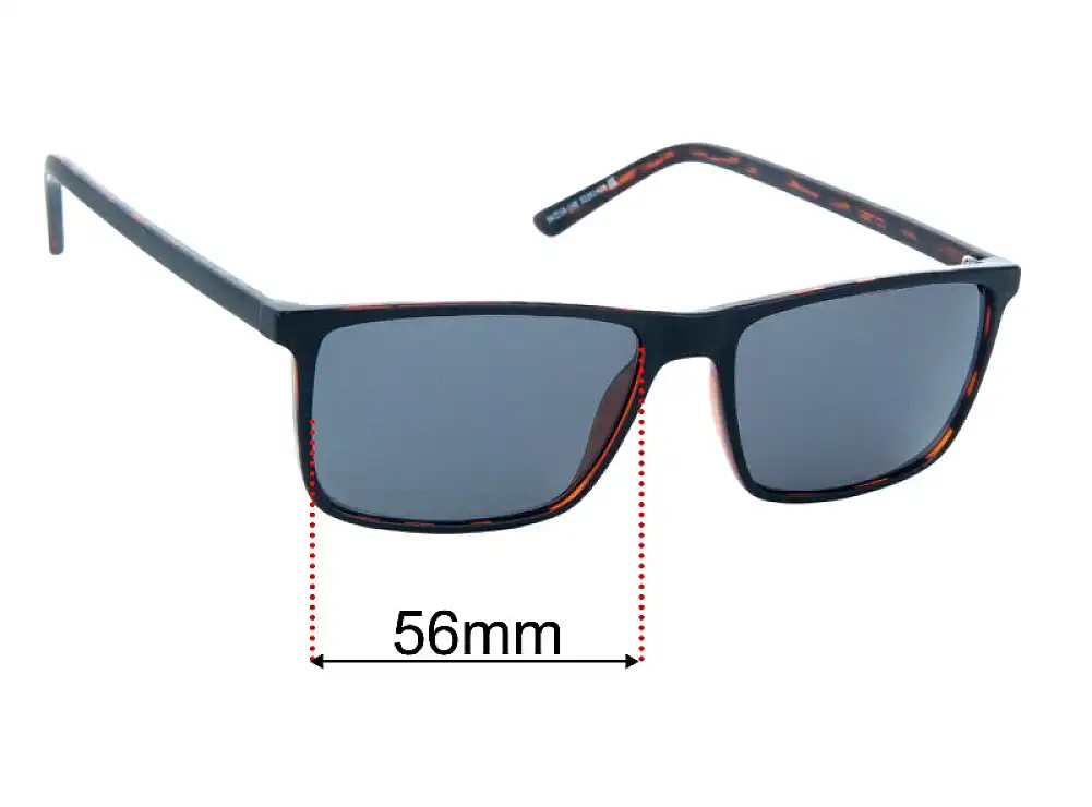 Sunglass Fix Replacement Lenses for Specsavers Liam - 56mm Wide Sunglass Fix Replacement Lenses for Specsavers Liam - 56mm Wide
