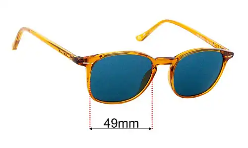 Sunglass Fix Replacement Lenses for Italia Independent 5704 49mm Italia Independent 5704 Replacement Lenses 49mm wide