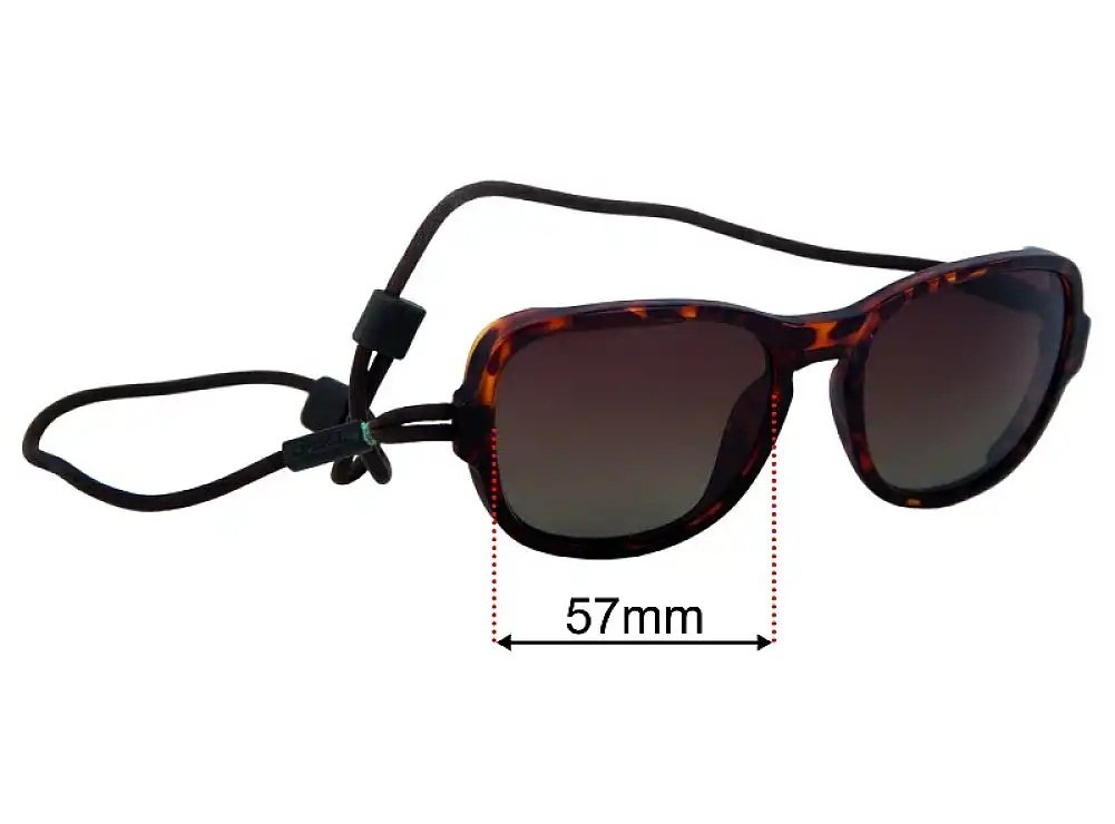 Sunglass Fix Replacement Lenses for Ombraz Teton - 57mm Wide Sunglass Fix Replacement Lenses for Ombraz Teton - 57mm Wide