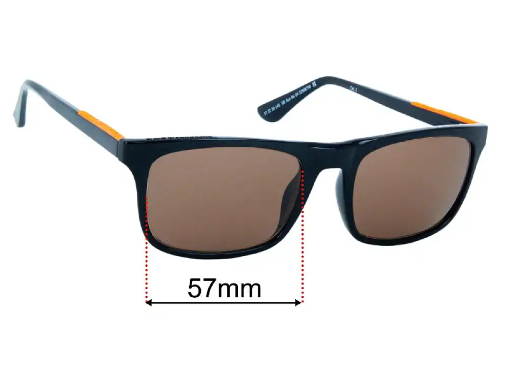 Sunglass Fix Replacement Lenses for Superdry SD Sun Rx 04 - 57mm Wide Sunglass Fix Replacement Lenses for Superdry SD Sun Rx 04 - 57mm Wide