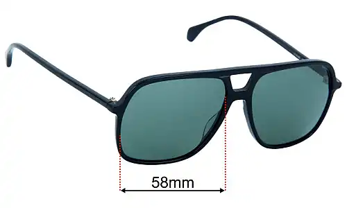 Gucci GG0545S Replacement Lenses 58mm Gucci GG0545S Replacement Lenses 58mm